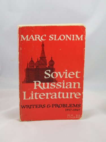 Imagen de archivo de Soviet Russian Literature: Writers and Problems. (Galaxy Books) a la venta por Dunaway Books