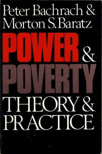 Stock image for Power and Poverty: Theory and Practice for sale by HPB-Red