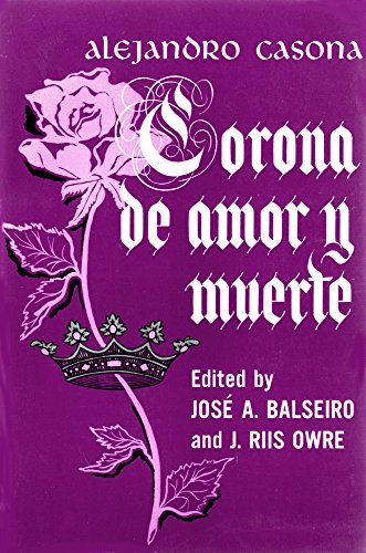 Beispielbild fr Corona de Amor y Muerte zum Verkauf von Better World Books