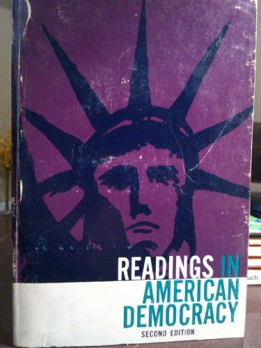 Readings in American Democracy - Stourzh, Gerald