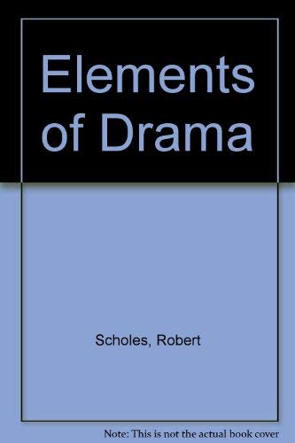 Imagen de archivo de Elements of Drama a la venta por Better World Books