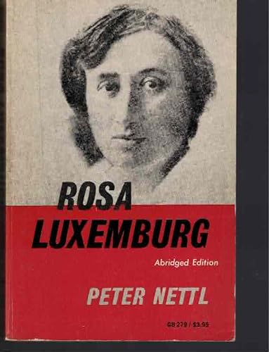 Stock image for Rosa Luxemburg (Galaxy Books) for sale by Avant Retro Books   Sac Book Fair