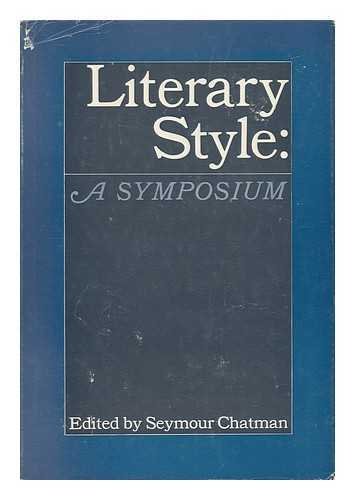 9780195013450: Literary style;: A symposium;