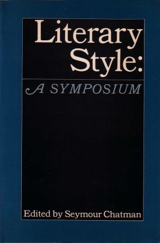 Imagen de archivo de Literary Style: A Symposium a la venta por Better World Books