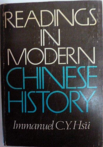 Stock image for Readings in Modern Chinese History for sale by Better World Books