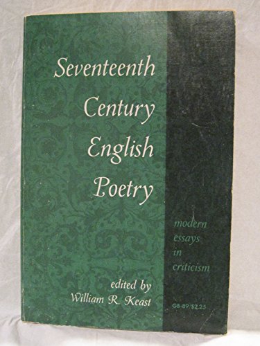 9780195013917: Seventeenth-Century English Poetry: Modern Essays in Criticism