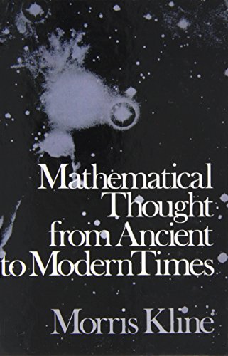 Mathematical Thought from Ancient to Modern Times.