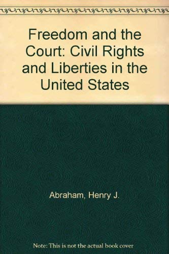 Beispielbild fr Freedom and the Court;: Civil rights and liberties in the United States zum Verkauf von ThriftBooks-Dallas
