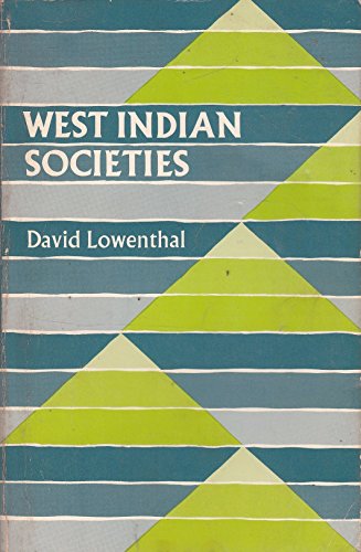 Stock image for West Indian Societies (American Geographical Society research series) for sale by Book House in Dinkytown, IOBA