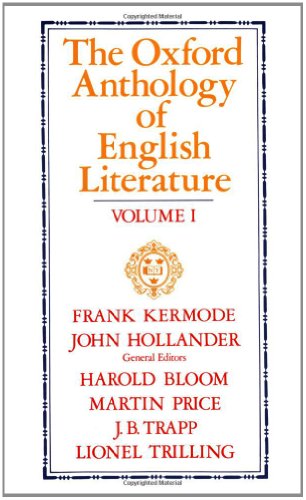 9780195016574: The Oxford Anthology of English Literature: Volume I: The Middle Ages through the Eighteenth Century