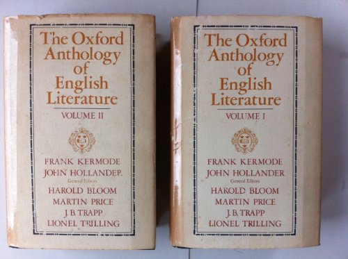 9780195016598: Oxford Anthology of English Literature: Pts. 1-3 in 1v