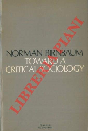 9780195016642: Toward a Critical Sociology (Galaxy Books)