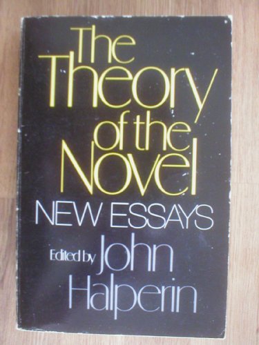 Stock image for Theory of the Novel - New Essays for sale by HPB-Emerald