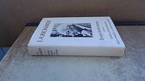 9780195017090: I.A. Richards: Essays in His Honor
