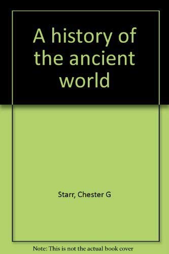 9780195018141: A history of the ancient world