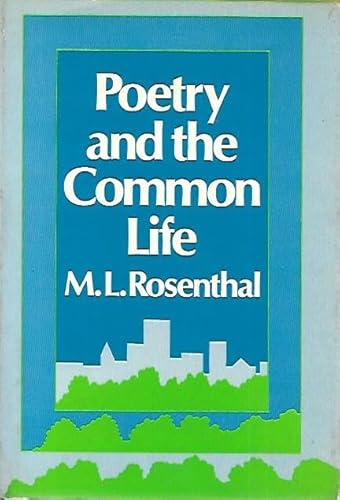 Stock image for Poetry and the common life for sale by Phatpocket Limited