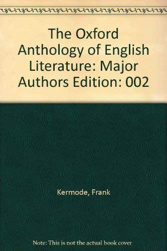Imagen de archivo de The Oxford Anthology of English Literature: Volume 2. from Blake to Auden a la venta por ThriftBooks-Atlanta