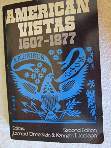 Beispielbild fr N/AAmerica Vistas 1607-1877 zum Verkauf von BookHolders