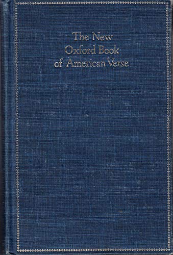 9780195020588: The New Oxford Book of American Verse (Oxford Books of Verse)