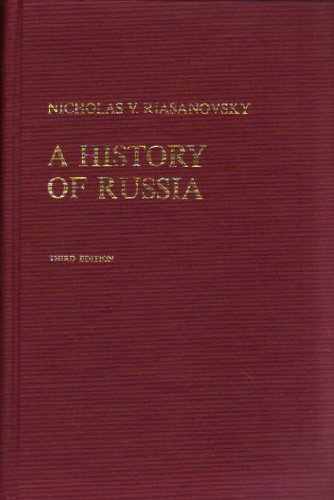 Imagen de archivo de History of Russia 3/E a la venta por ThriftBooks-Dallas