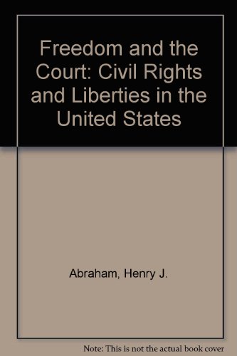 Beispielbild fr Freedom and the Court: Civil rights and liberties in the United States zum Verkauf von Irish Booksellers