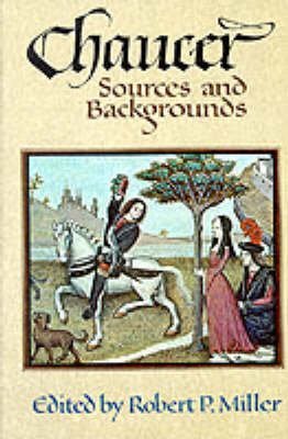 Stock image for Chaucer : Sources and Backgrounds for sale by Better World Books: West
