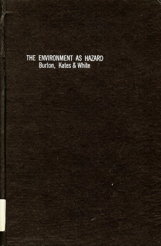 Beispielbild fr THE ENVIRONMENT AS HAZARD. zum Verkauf von Cambridge Rare Books