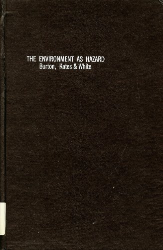 Stock image for THE ENVIRONMENT AS HAZARD. for sale by Cambridge Rare Books