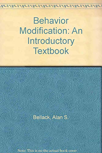 Stock image for Behavior Modification: An Introductory Textbook for sale by HPB-Movies