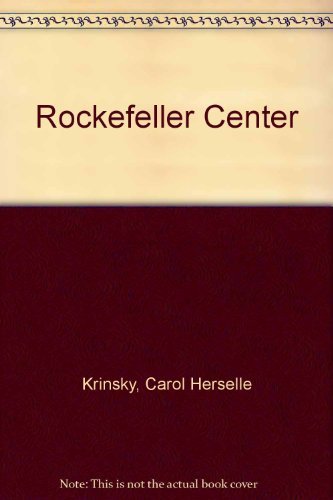 Beispielbild fr Rockefeller Center zum Verkauf von Irish Booksellers
