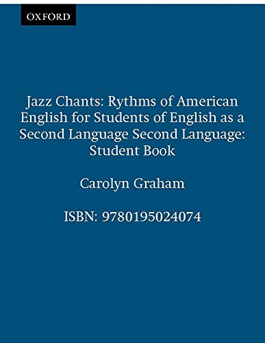 9780195024074: Jazz Chants: Student Book