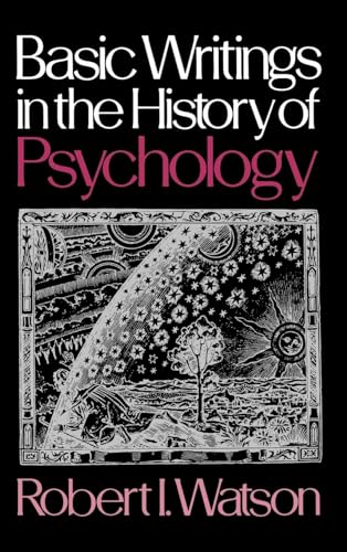 Imagen de archivo de Basic Writings in the History of Psychology a la venta por Better World Books