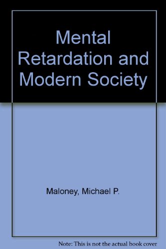 Stock image for Mental Retardation and Modern Society for sale by Better World Books