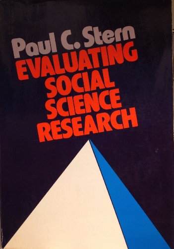 Beispielbild fr Evaluating Social Science Research zum Verkauf von Better World Books