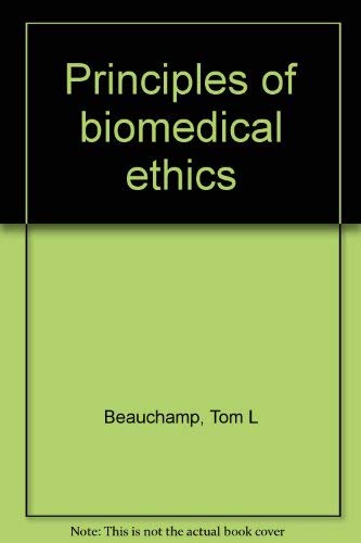 Beispielbild fr Principles Biomedical Ethics zum Verkauf von ThriftBooks-Dallas
