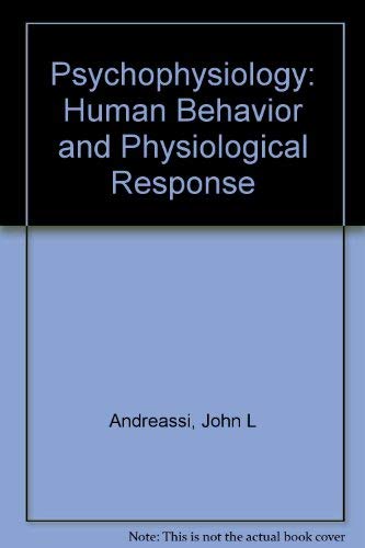 9780195025811: Title: Psychophysiology Human Behavior and Physiological