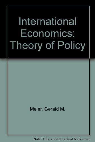 Beispielbild fr International Economics: Theory of Policy zum Verkauf von Ammareal