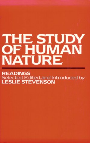 Imagen de archivo de The Study of Human Nature a la venta por Better World Books