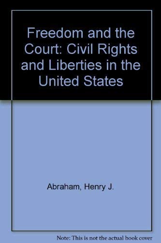 Beispielbild fr Freedom and the Court: Civil Rights and Liberties in the United States zum Verkauf von Irish Booksellers
