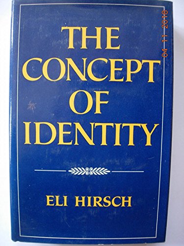 Stock image for The Concept of Identity for sale by Half Price Books Inc.