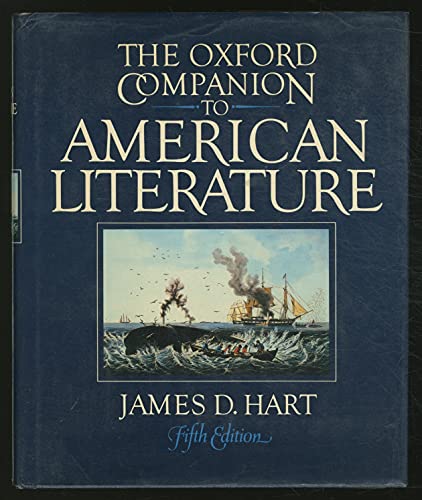 Beispielbild fr The Oxford Companion to American Literature zum Verkauf von Mnemosyne