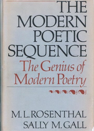 9780195031706: The Modern Poetic Sequence: The Genius of Modern Poetry