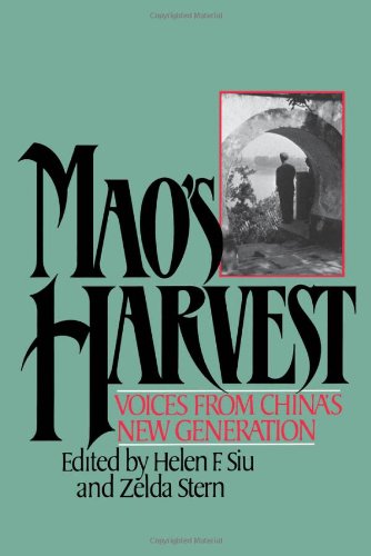 Imagen de archivo de Mao's Harvest: Voices from China's New Generation a la venta por Wonder Book