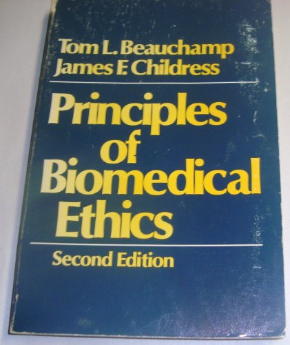 Imagen de archivo de Principles of Biomedical Ethics a la venta por Better World Books