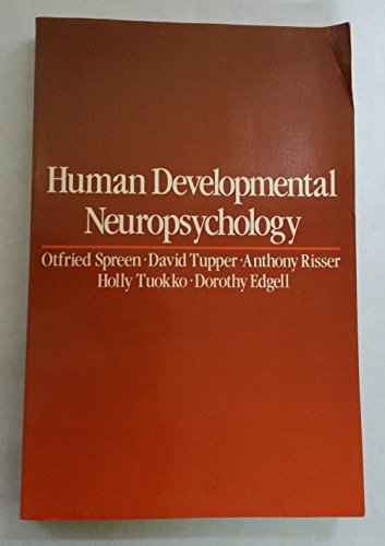 Imagen de archivo de Human Developmental Neuropsychology a la venta por Better World Books