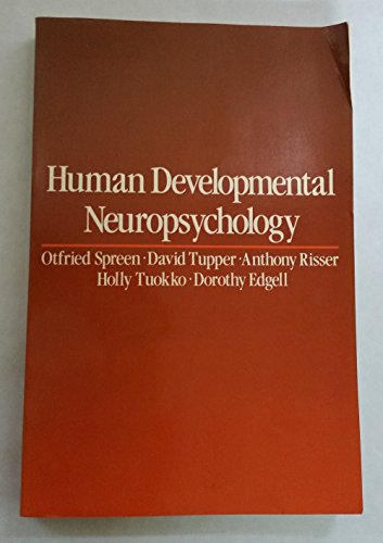 Stock image for Human Developmental Neuropsychology for sale by G. & J. CHESTERS