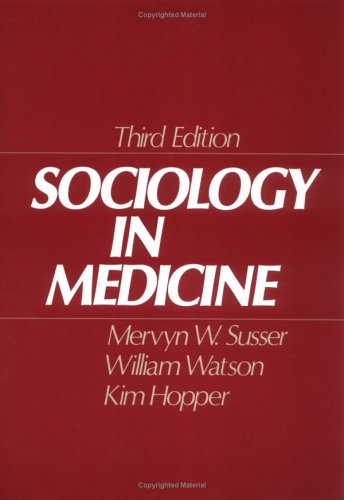 Beispielbild fr Sociology in Medicine zum Verkauf von Better World Books