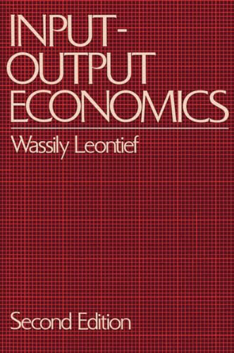 Beispielbild fr Input-Output Economics zum Verkauf von HPB-Red