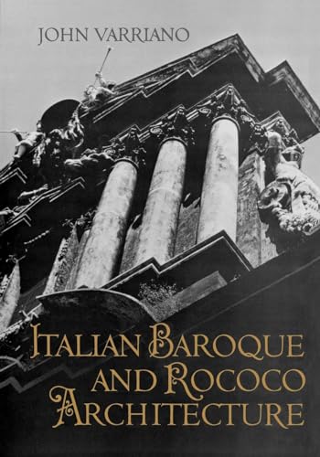 9780195035483: Italian Baroque and Rococo Architecture