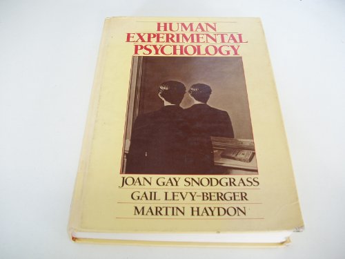 Beispielbild fr Human Experimental Psychology zum Verkauf von Ergodebooks